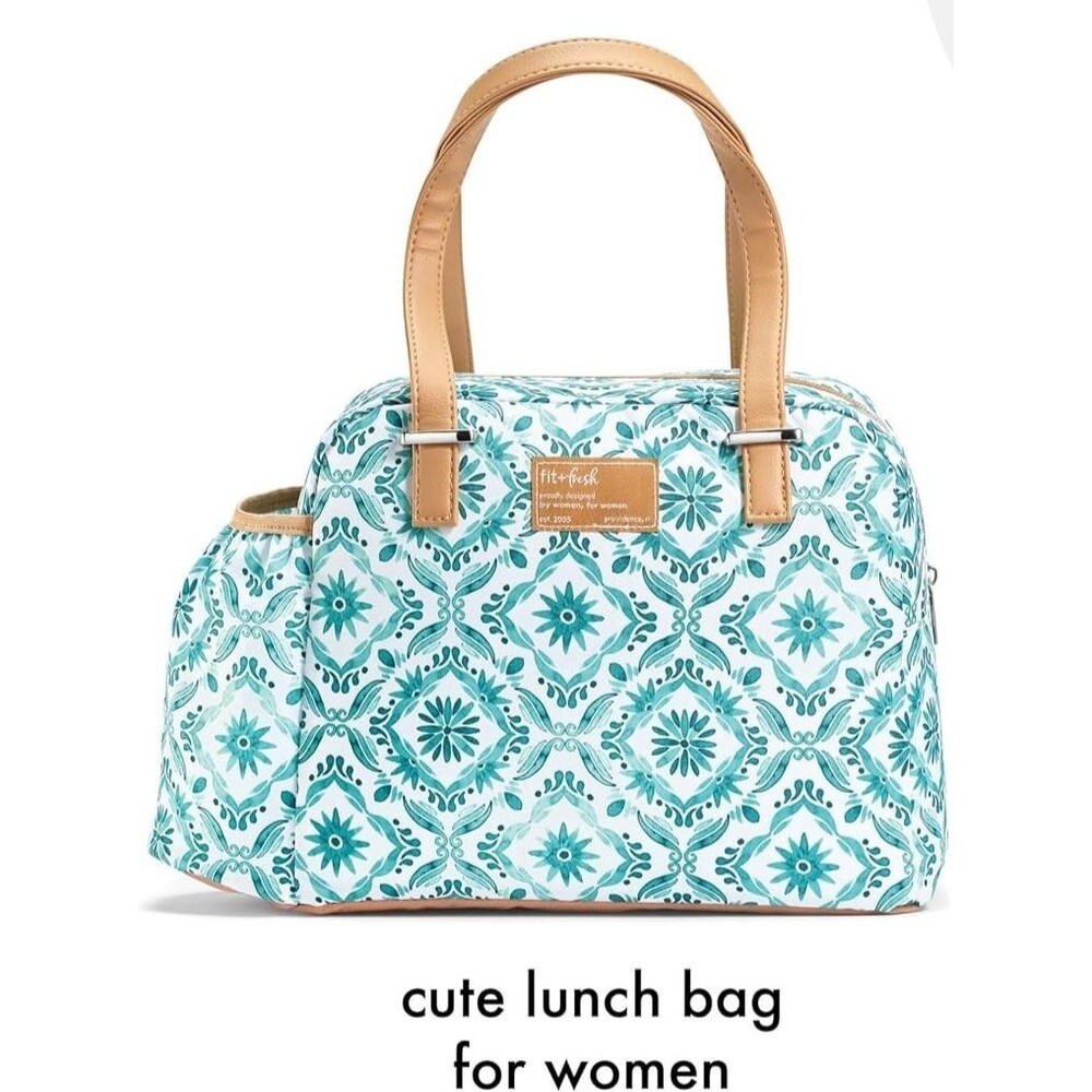Fit & Fresh Insulated Leakproof & Stain-Resistant Large Lunch Box READ BAG ONLY